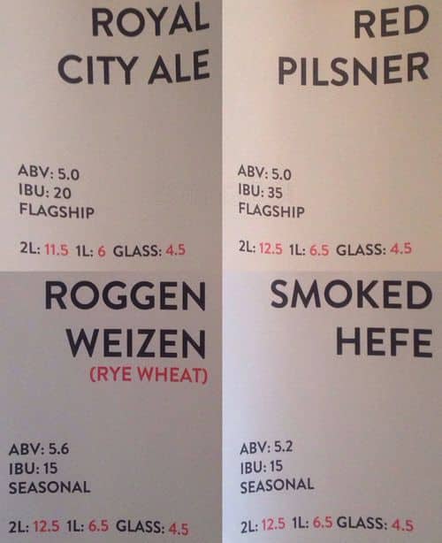 Menu of Steel & Oak Brewing Co. photo3