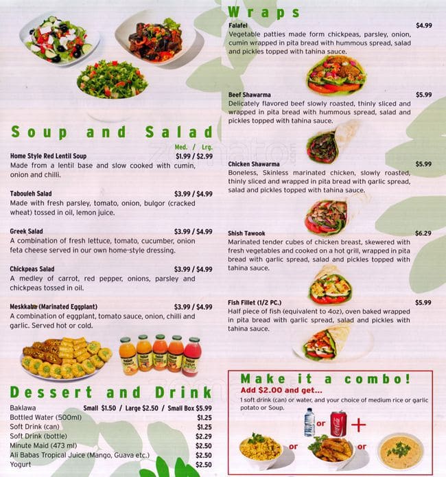 Menu of Ali Baba’s photo3