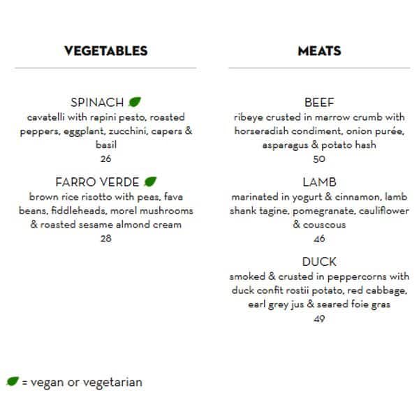 Menu of The Chase photo5