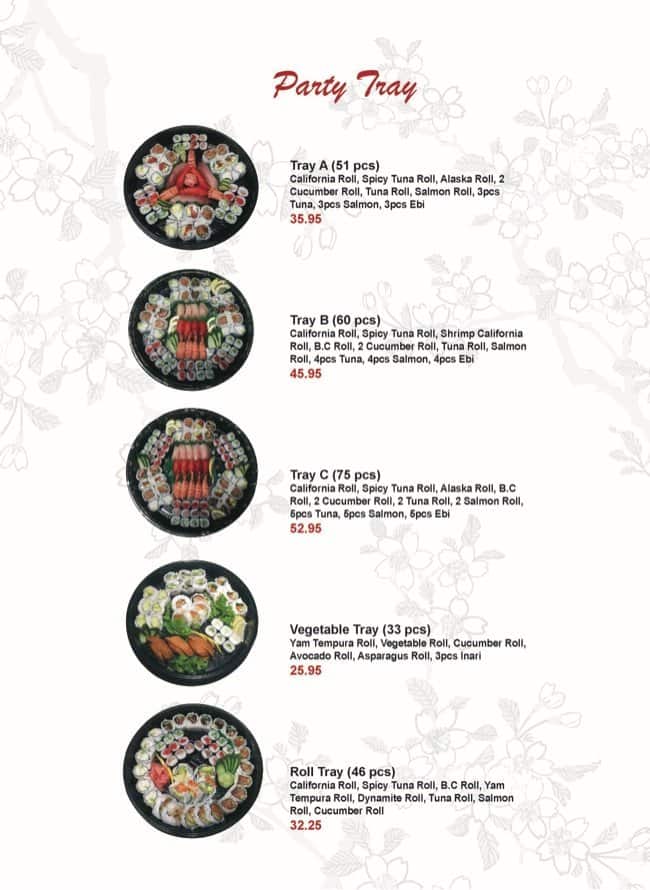 Menu of Maple Sushi Japanese Restaurant photo6