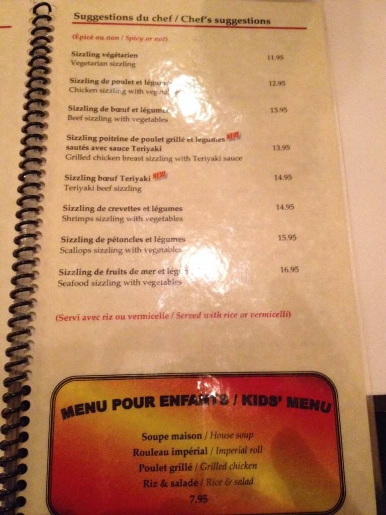 Menu of Baguettes D’Asie photo6