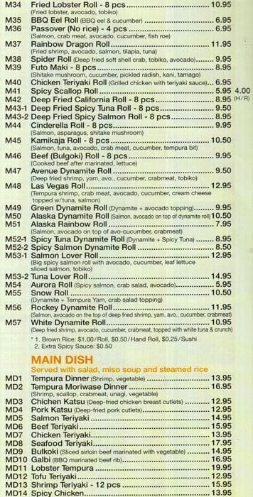 Menu of Nara Sushi photo5