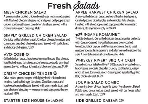 Menu of Red Robin Gourmet Burgers and Brews photo6