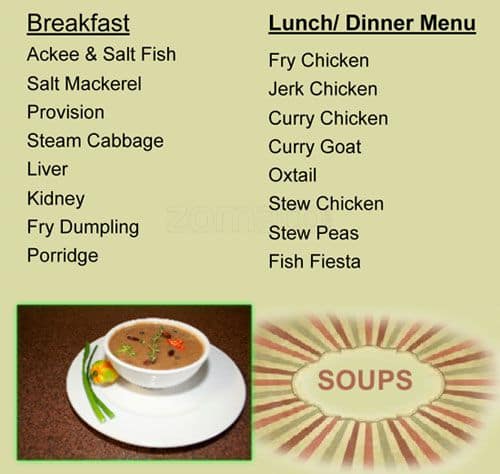 Menu of Jamaica House Jerk photo2