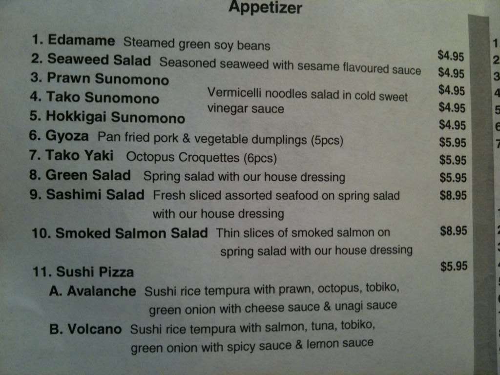 Menu of Sushi & Co. photo2