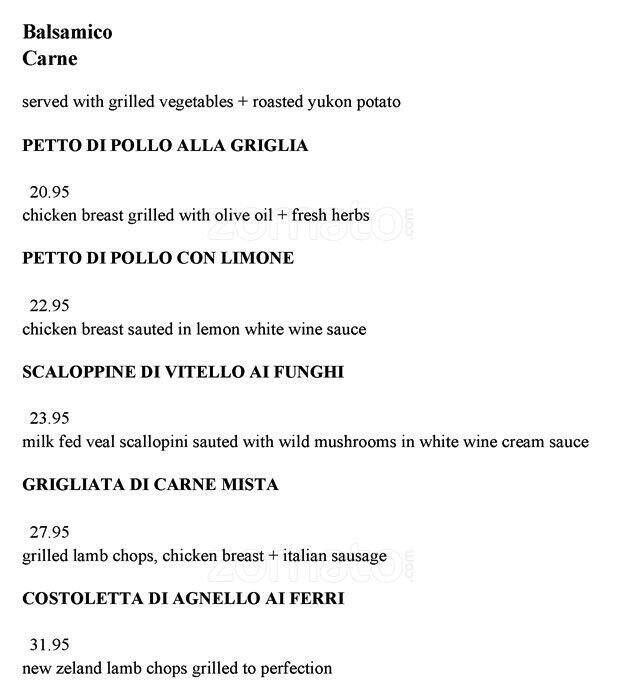 Menu of Balsamico photo10