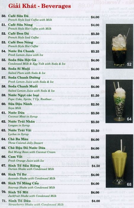 Menu of Pho Tau Bay photo4