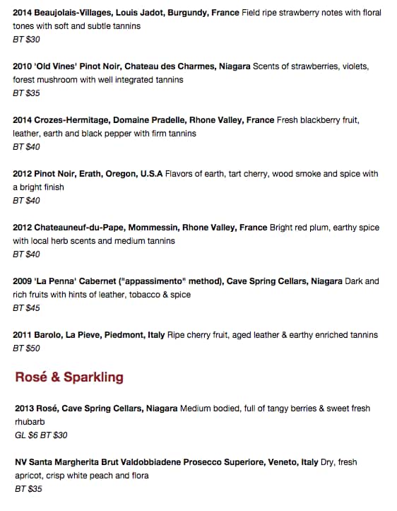 Menu of The Chefs’ House photo13