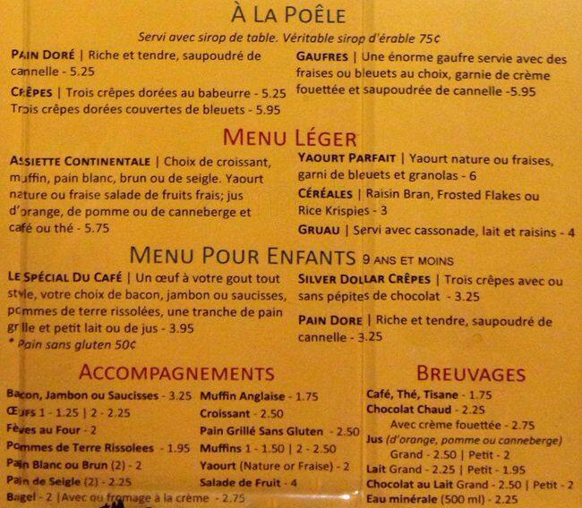 Menu of Café 131 photo4