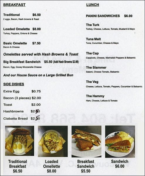 Menu of Giancarlo’s Sports Bar photo2