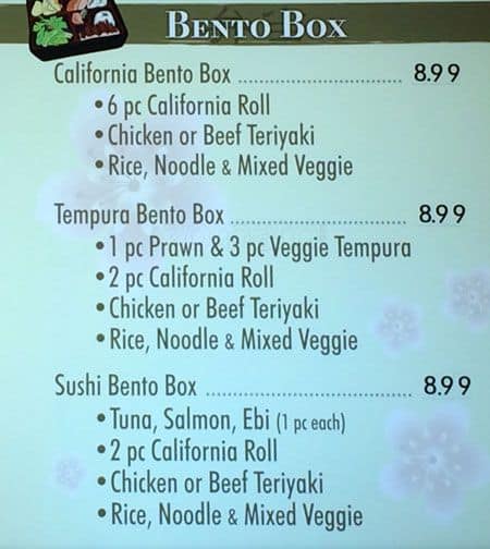 Menu of Bento Sushi photo6