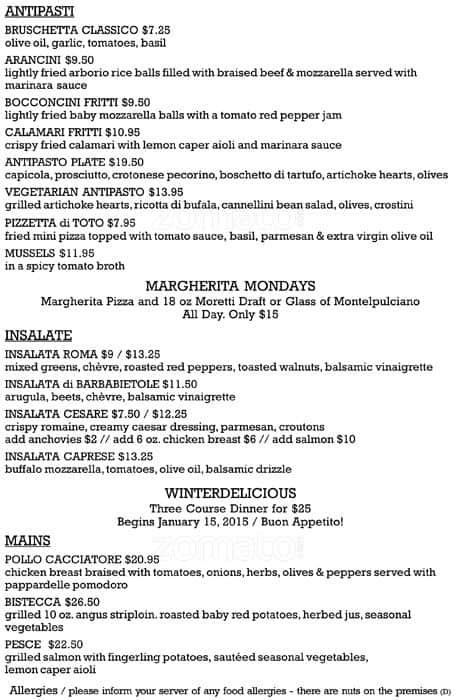 Menu of Il Fornello photo4