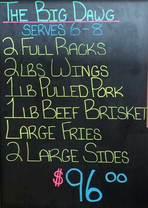 Menu of Horn Dawgs Smokin’ BBQ & Catering photo4