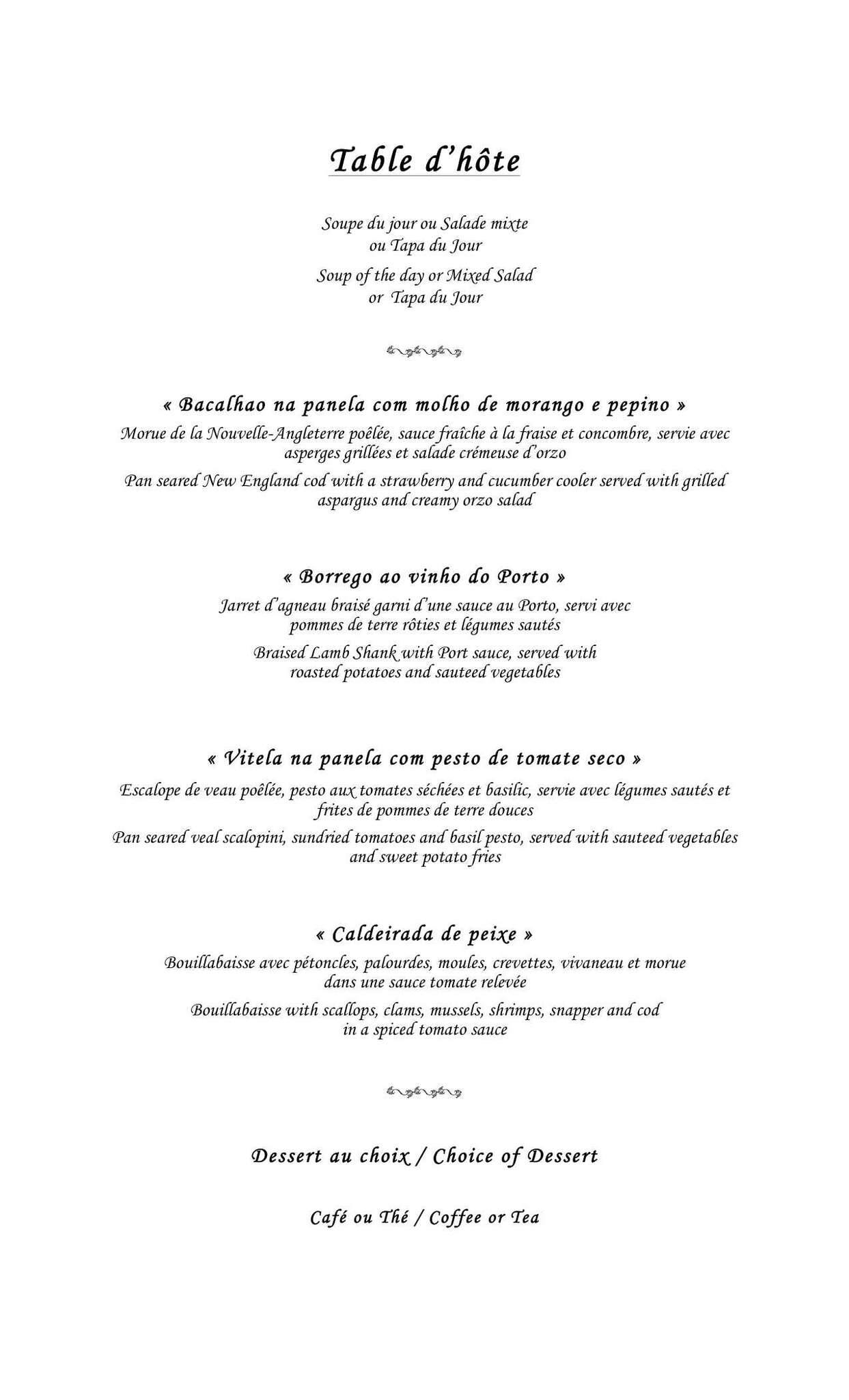 Menu of Bitoque photo4