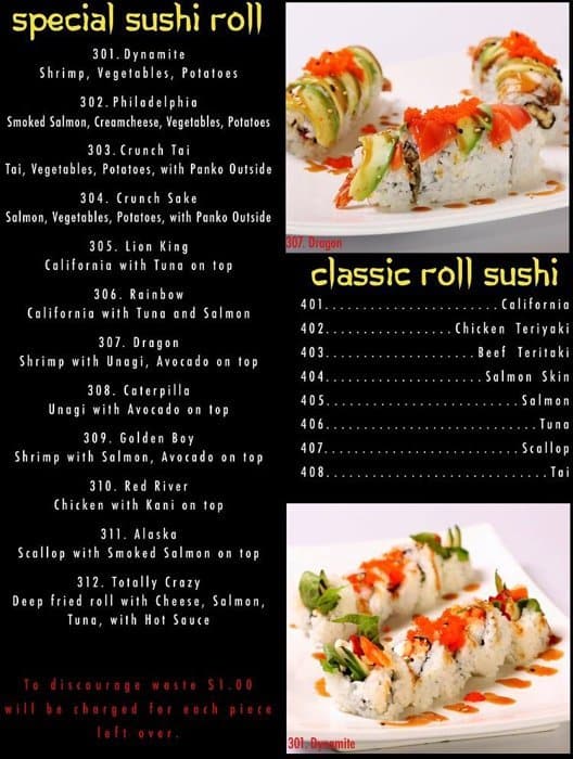 Menu of Magic Sushi 2 photo7