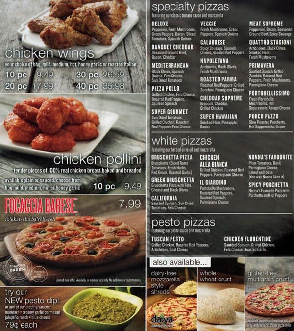 Menu of Pizza Nova photo2