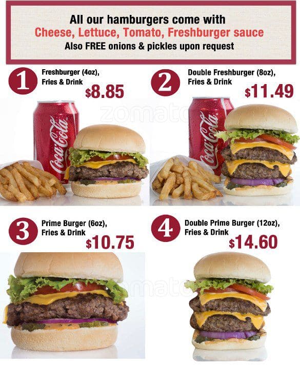 Menu of Fresh Burger photo2