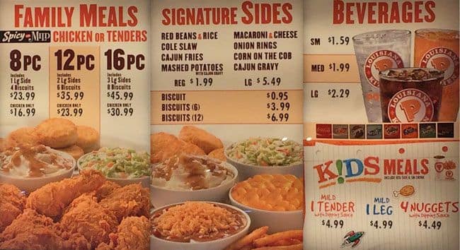 Menu of Popeyes photo6