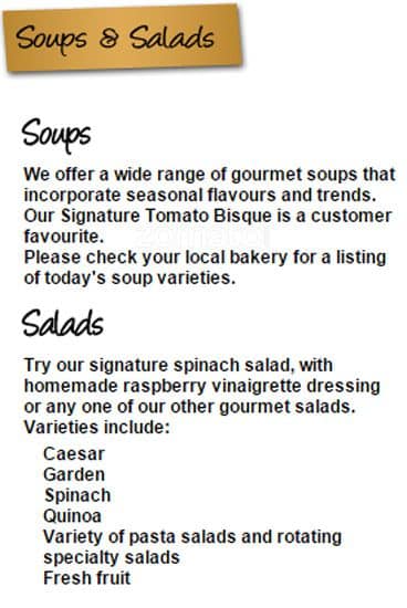 Menu of Michel’s Bakery Cafe photo8