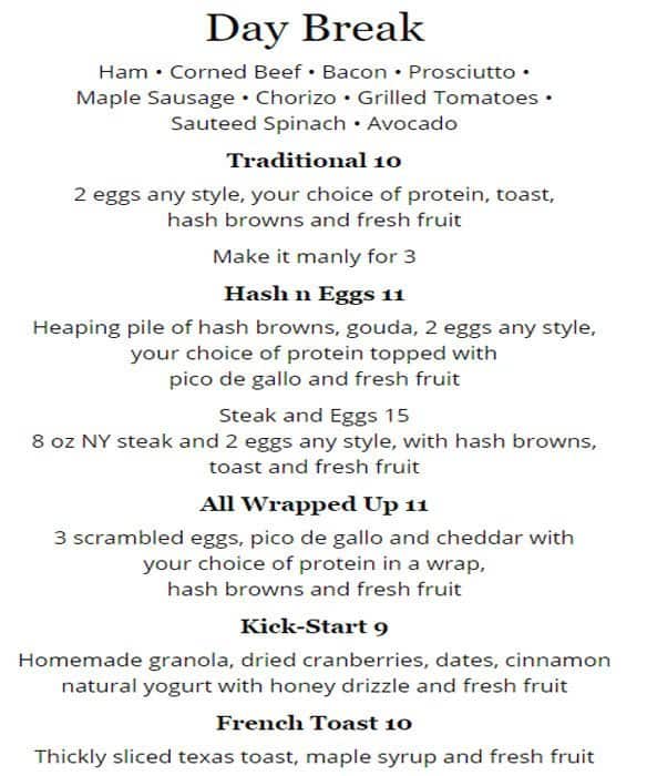 Menu of Chaise photo5