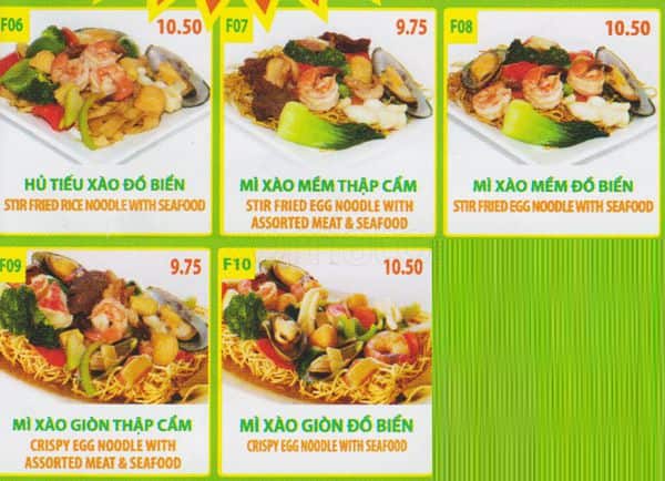 Menu of Mi Pho Song Vu photo10