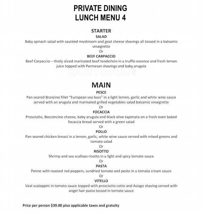 Menu of La Vecchia photo9