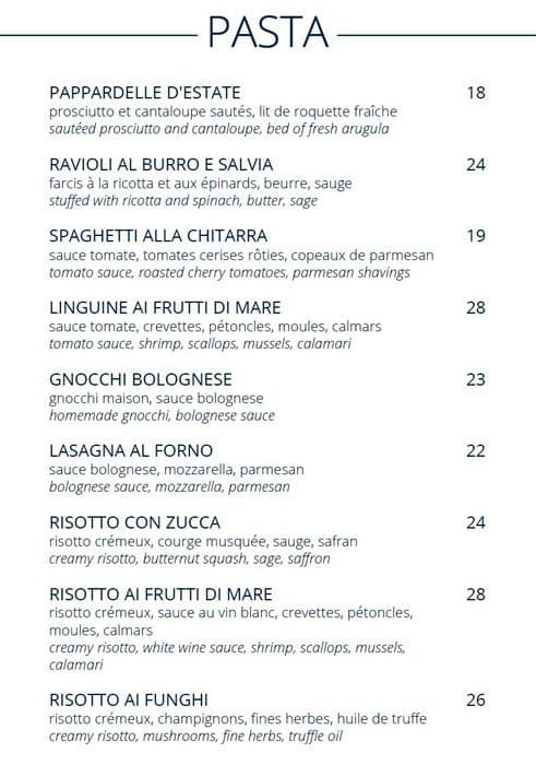 Menu of Restaurant Épik photo4