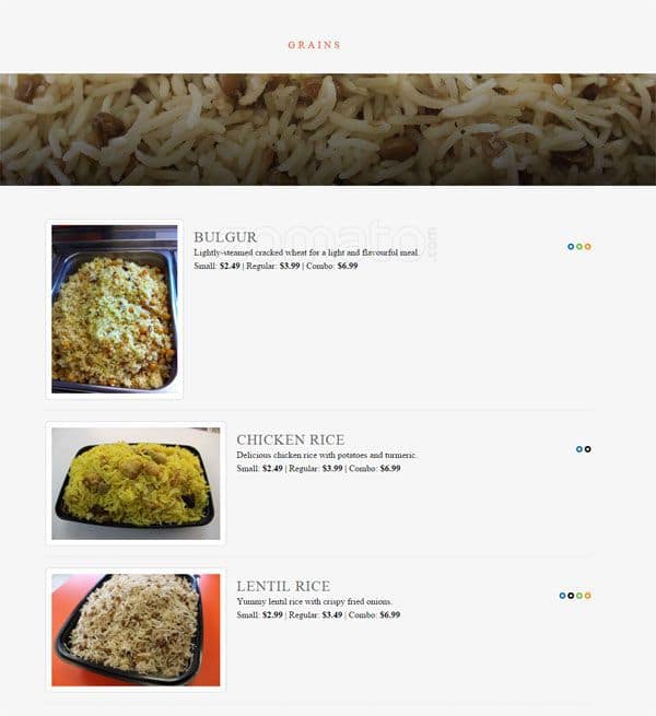 Menu of Ghazale photo11