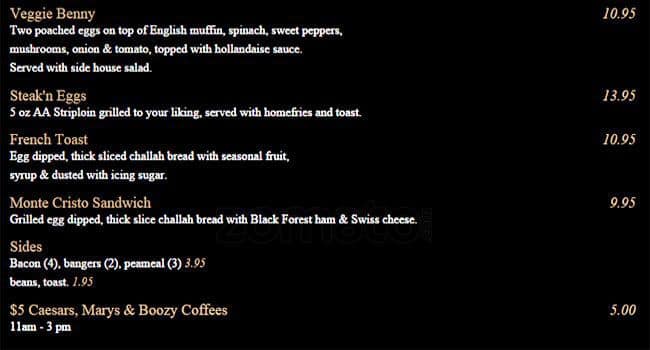 Menu of The Roy photo9