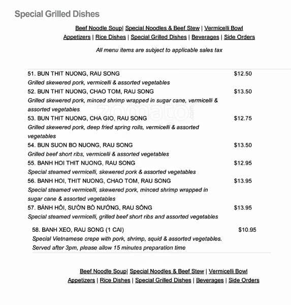 Menu of Thai Son Restaurant photo7