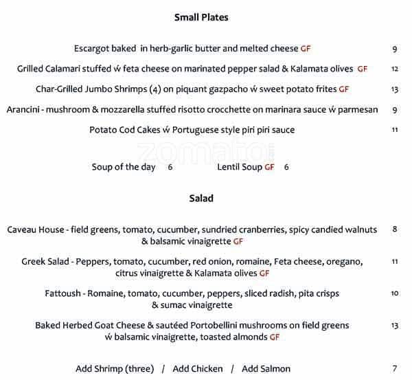 Menu of Caveau Méditerranéen photo4