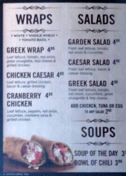 Menu of Cafe Grill photo5
