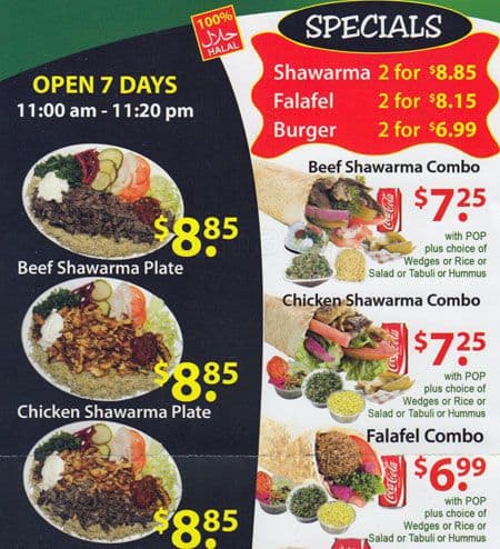 Menu of Tasty Shawarma And Falafel photo2