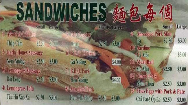 Menu of Nguyen Huong photo2