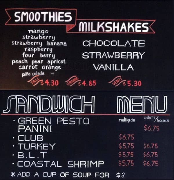 Menu of McBurney Coffee & Tea House photo2