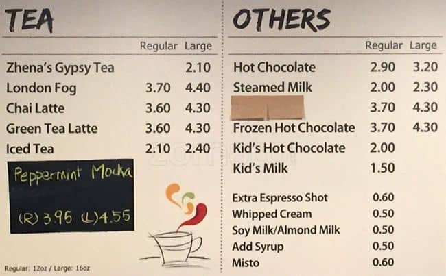 Menu of Creekside Coffee Factory photo3