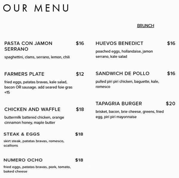 Menu of Tapagria photo2