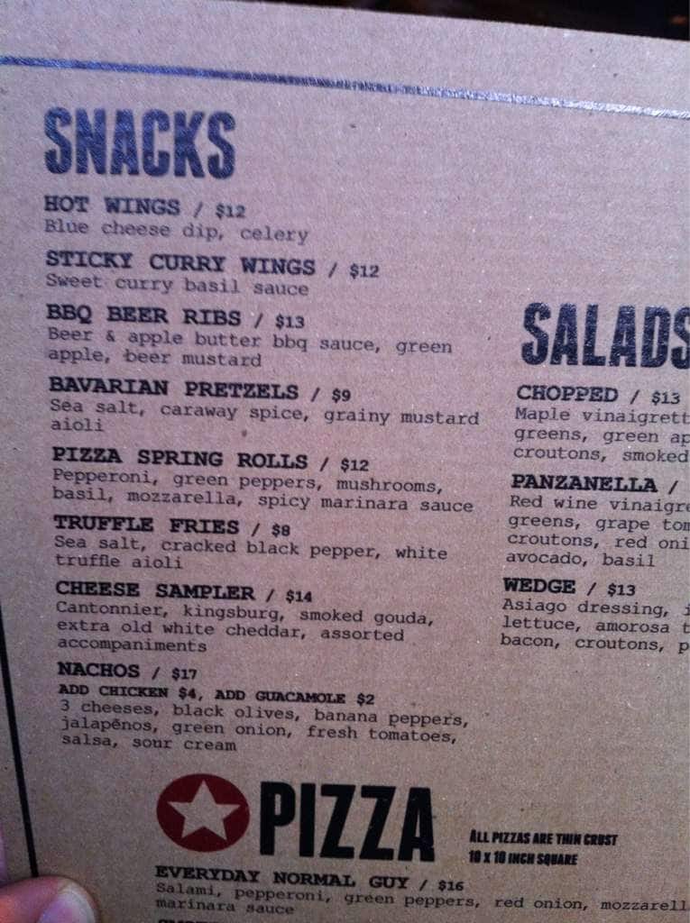 Menu of Beer Revolution Craft Beer and Pizza Bar photo3