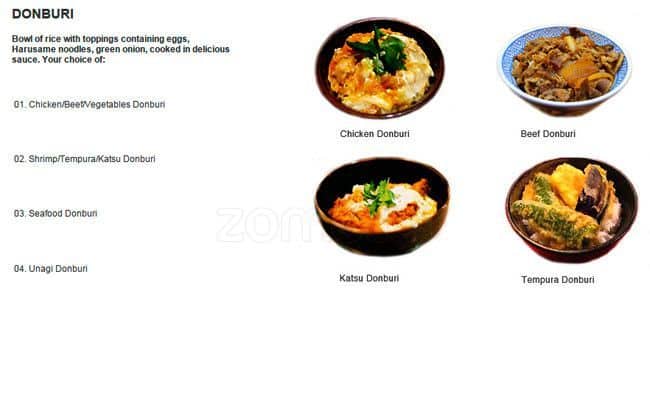 Menu of Osaka Island photo15