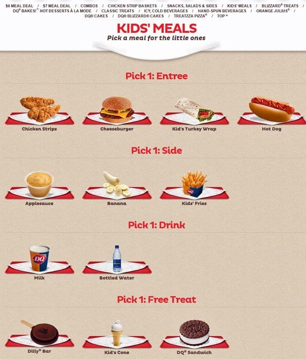 Menu of Dairy Queen photo5