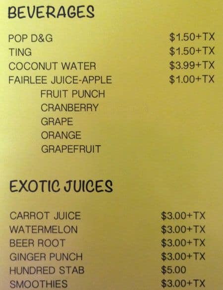 Menu of Twice As Nice photo5