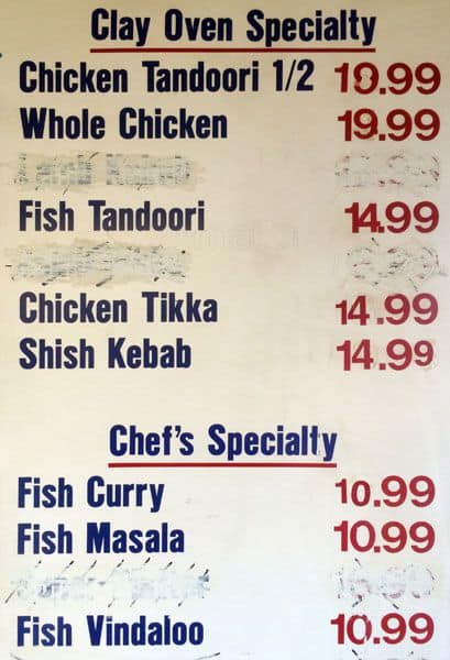 Menu of Fraserview Tandoori House and Meat Shop photo5