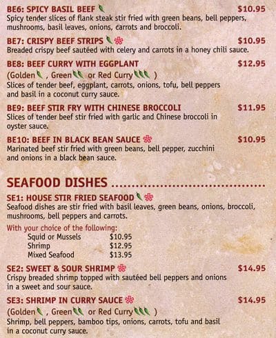 Menu of Funky Thai 2 Go photo12
