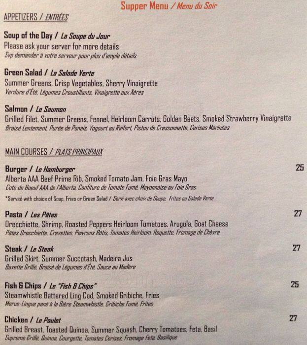 Menu of ARC Lounge photo3
