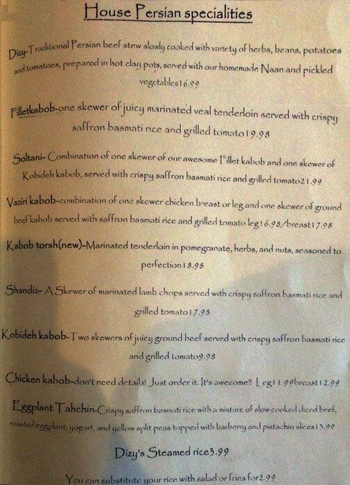 Menu of Dizy Lounge photo3