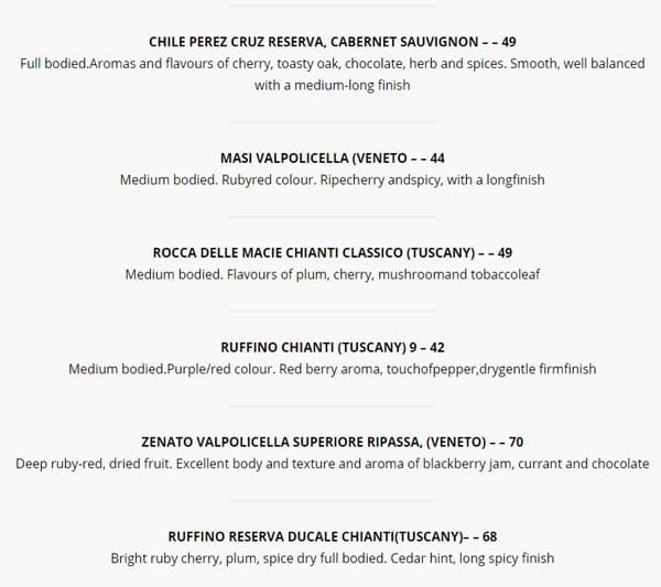 Menu of Poco Pazzo photo4