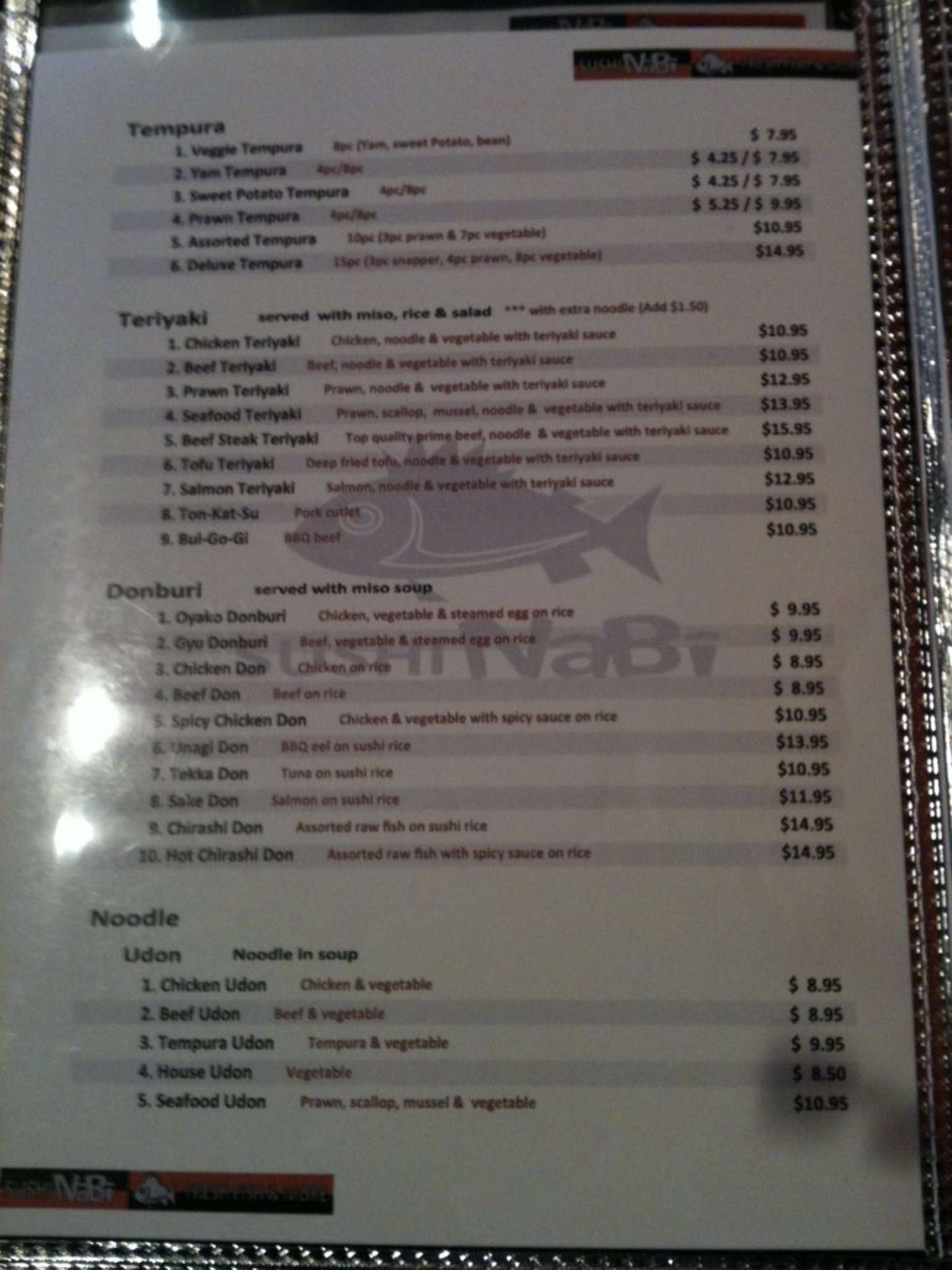 Menu of Sushi Nabi photo7