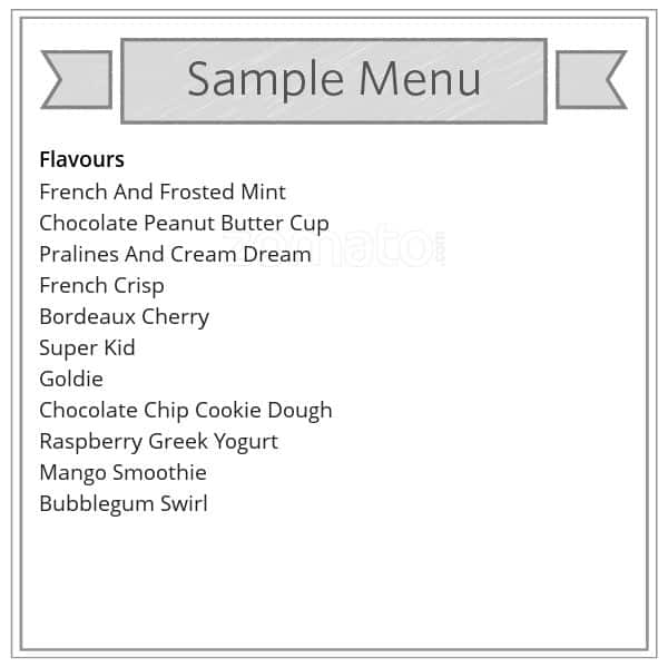 Menu of Laura Secord photo3