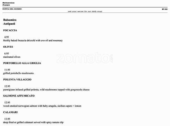 Menu of Balsamico photo2