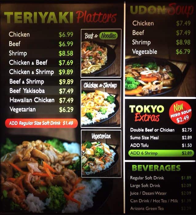 Menu of Tokyo Grill photo3